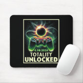 Gesamter Solar Eclipse 2024 Video Game Controller Mousepad (Mit Mouse)