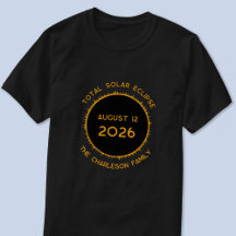 Gesamter Solar-Eclipse 2026 Personalisierter T - S