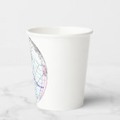 Gesamter Solar-Eclipse 2045 Globaler Pfad Pappbecher (Links)