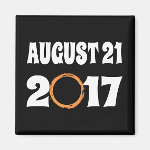 Gesamter Solar-Eclipse-August 21 2017 Magnet
