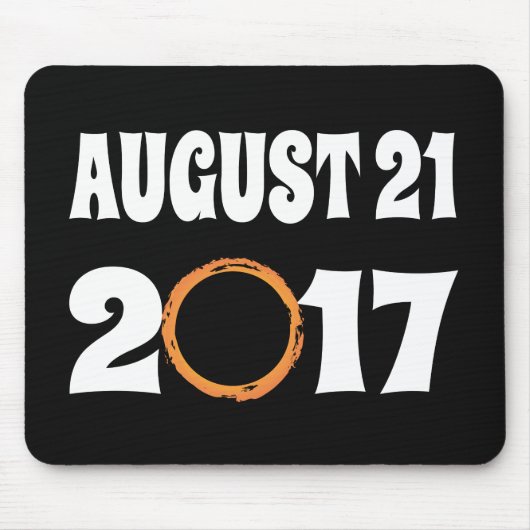 Gesamter Solar-Eclipse-August 21 2017 Mousepad (Vorne)