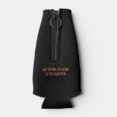 Gesamter Solar-Eclipse-August 21 2017 Sonniger Hip Flaschenkühler (Rückseite)