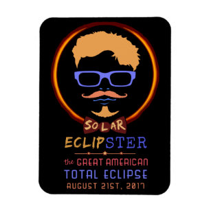Gesamter Solar-Eclipse-August 21 2017 Sonniger Hip Magnet