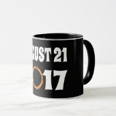 Gesamter Solar-Eclipse-August 21 2017 Tasse (VorderseiteRechts)