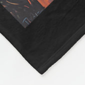 Gesamter Solar Eclipse Boston Terrier Dog Fleecedecke (Ecke)