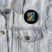 Gesamter Solar Eclipse Chihuahua Dog Button (Beispiel)