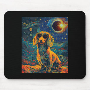 Gesamter Solar-Eclipse-Dackel Mousepad