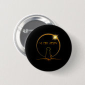 Gesamter Solar-Eclipse-Hund Button (Vorne & Hinten)