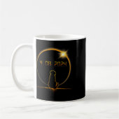 Gesamter Solar-Eclipse-Hund Kaffeetasse (Links)