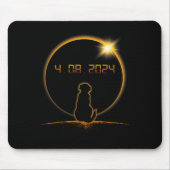 Gesamter Solar-Eclipse-Hund Mousepad (Vorne)