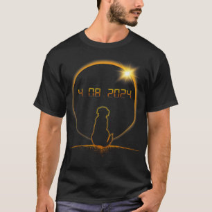 Gesamter Solar-Eclipse-Hund T-Shirt