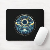 Gesamter Solar-Eclipse Künstlerischer Alltagsrhyth Mousepad (Mit Mouse)