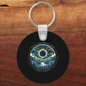 Gesamter Solar-Eclipse Künstlerischer Alltagsrhyth Schlüsselanhänger (Vorderseite)