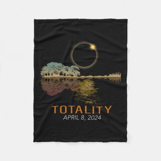 Gesamter Solar Eclipse Shirt Totality Eclipse Gita Fleecedecke (Vorderseite)