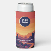 Gesamter Solar-Eclipse-Standort 4.8.2024 Selters Dosenkühler (Seltzer Rückseite)