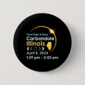 Gesamter Solarkollektor in Carbondale Illinois am  Button (Vorderseite)