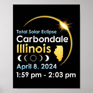 Gesamter Solarkollektor in Carbondale Illinois am Poster