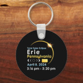 Gesamter Solarkollektor in Erie Pennsylvania am Ap Schlüsselanhänger (Vorderseite)