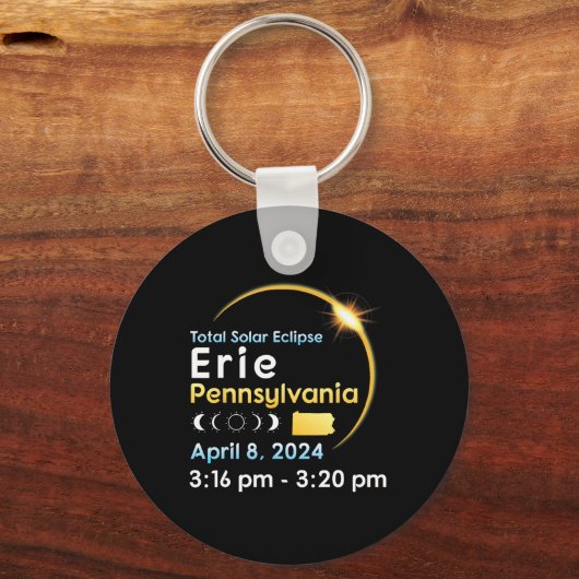 Gesamter Solarkollektor in Erie Pennsylvania am Ap Schlüsselanhänger (Vorderseite)