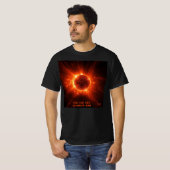 Gesamter Solarstrom Hinzufügen von Text und Datum T-Shirt (Vorne ganz)