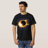Gesamter Solarstrom Hinzufügen von Text und Datum T-Shirt (Vorne ganz)