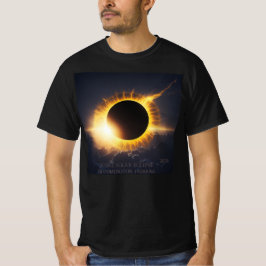 Gesamter Solarstrom Hinzufügen von Text und Datum  T-Shirt