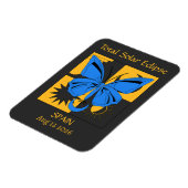 Gesamter Solarstrom-Schmetterling Magnet (Linke Seite)