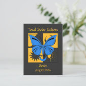 Gesamter Solarstrom-Schmetterling Postkarte (Stehend Vorderseite)