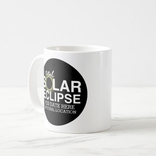 Gesamter Sonnenkollektor - 2024 oder Zolldatum Kaffeetasse (Vorderseite Links)