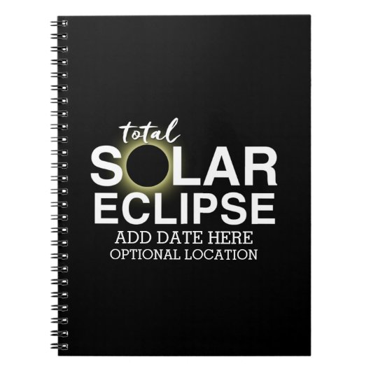 Gesamter Sonnenkollektor - 2024 oder Zolldatum Notizblock (Vorderseite)