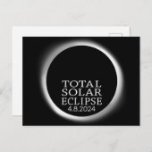 Gesamter Sonnenkollektor - 2024 oder Zolldatum Postkarte (Vorne/Hinten)