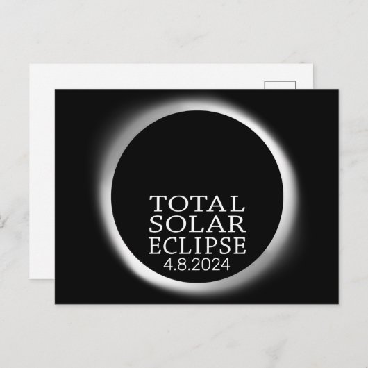 Gesamter Sonnenkollektor - 2024 oder Zolldatum Postkarte (Vorne/Hinten)