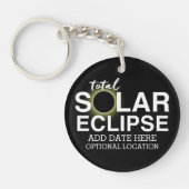 Gesamter Sonnenkollektor - 2024 oder Zolldatum Schlüsselanhänger (Vorderseite)