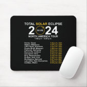 Gesamter Sonnenstrahl 8. April Pfad des Eclipse Mousepad (Mit Mouse)
