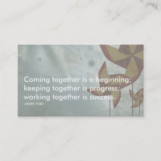 Gesamterfolgungsangebot für das Ford Visitenkarte (Vorderseite)