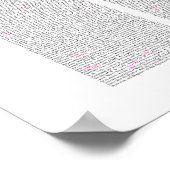 Gesamtes Buch des Genesis Poster (Ecke)