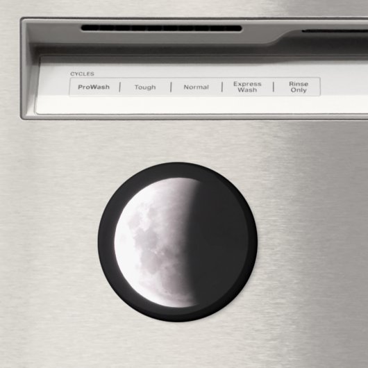 Gesamtes Lunar Ecslipse Vollmond Foto Magnet (In Situ (Geschirrspüler))