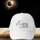 Gesamtes Solar-Eclipse 2024 Optionale benutzerdefi Truckerkappe