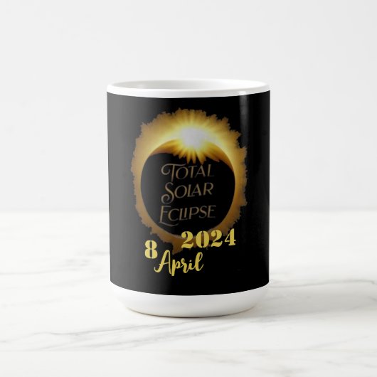 Gesamtes Solar-Eclipse 2024 Party anzeigen Kaffeetasse (Mittel)