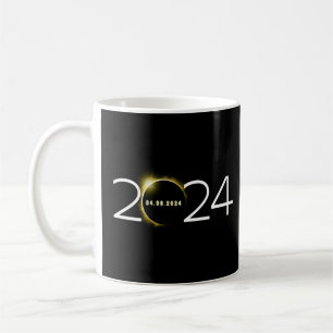 Gesamtes Solar-Eclipse 2024 Totality Solar Eclipse Kaffeetasse