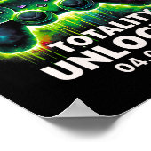 Gesamtes Solar Eclipse 2024 Videospiel farbig 1 Poster (Ecke)