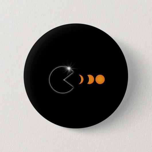Gesamtes Solar-Eclipse 8. April 2024 Finanzierungs Button (Vorderseite)