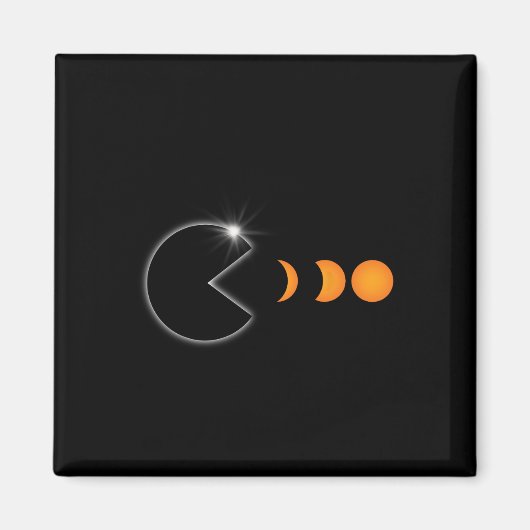 Gesamtes Solar-Eclipse 8. April 2024 Finanzierungs Magnet (Vorne)