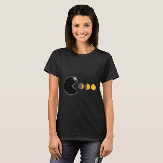 Gesamtes Solar-Eclipse 8. April 2024 Finanzierungs T-Shirt (Vorne ganz)