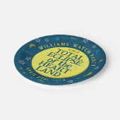 Gesamtes Solar-Eclipse 8. April 2024 Party anzeige Pappteller (Schrägansicht)