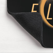 Gesamtes Solar-Eclipse 8. April 2024 Totality Astr Mousepad (Ecke)