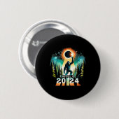 Gesamtes Solar-Eclipse 8. April Solar-Eclipse 2024 Button (Vorne & Hinten)