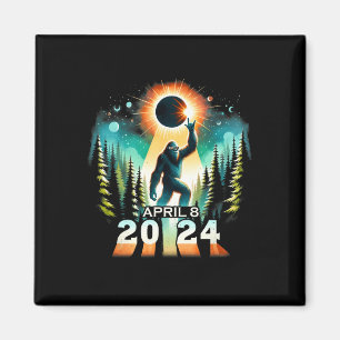 Gesamtes Solar-Eclipse 8. April Solar-Eclipse 2024 Magnet