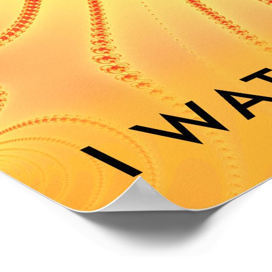 Gesamtes Solar Eclipse Fraktal Art Poster (Ecke)