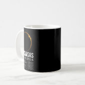 Gesamtes Solar-Eclipse-Programm 8. April 2024 Arka Kaffeetasse (Vorderseite Links)